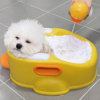 HKM-2263485 Duck-Shaped PVC Bathtub for Easy Pet Bathing – No Electricity Required, Sustainable & Space-Saving Design