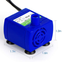 HKM-2263869 DC5V USB LED Pet Water Pump with Automatic Power Off and IP68 Waterproofing