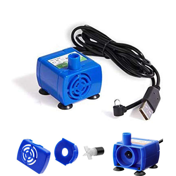 HKM-2263869 DC5V USB LED Pet Water Pump with Automatic Power Off and IP68 Waterproofing