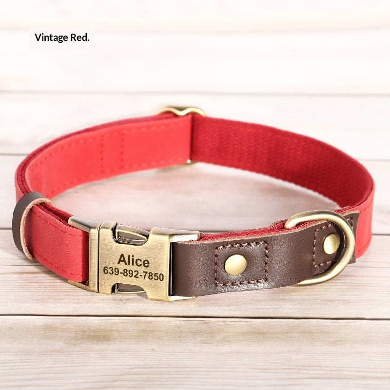 HKM-2263997 Medium Dog Collar for Walking - Silk Flower Material in Various Colors