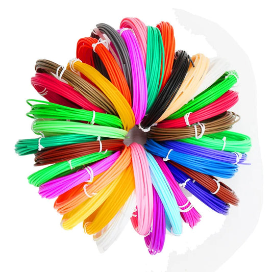 HKM-226451 1.75 mm PLA Filament Refills for 3D Printers and Painting Pens - Assorted Colors