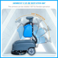HKM-226451 Walk Behind Floor Scrubber Machine - KUER KR-XS15D Cleaning Equipment for Efficient Floor Maintenance