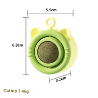 HKM-2264637 Cat Molar Mint Self-Hi Toy - Durable Pet Snack Chew Toy for Dental Health