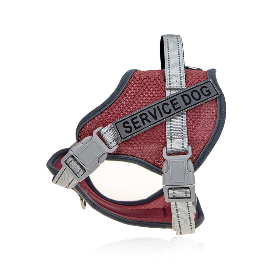 HKM-2265277 Colorful Reflective Pet Harness with Neck Protection and Anti-Strangulation Features