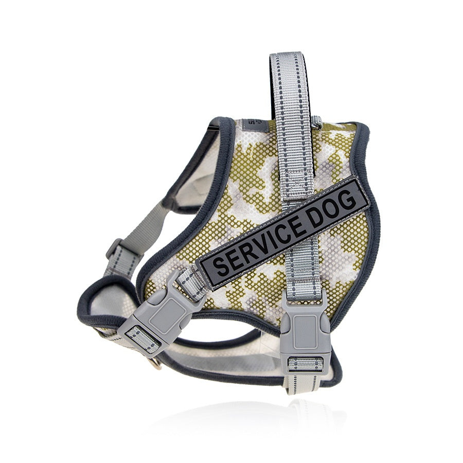 HKM-2265277 Colorful Reflective Pet Harness with Neck Protection and Anti-Strangulation Features