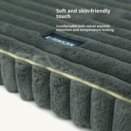 HKM-2266045 Removable Dehaired Angora Pet Bed in Corduroy ¨C Multiple Colors Available