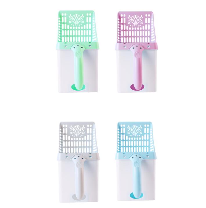 HKM-2267581 Integrated Cat Litter Scoop Set in Various Colors ¨C Durable ABS & PP Resin, Ideal for Litter and Food