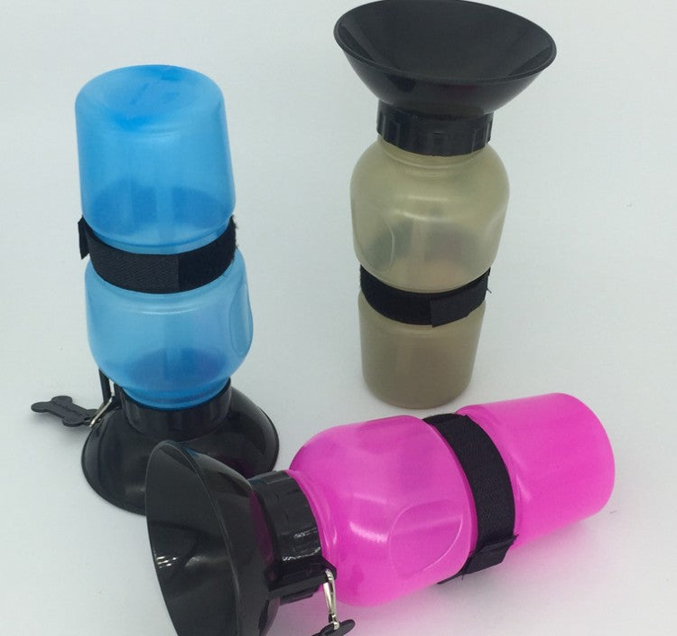 HKM-2267837 Portable Pet Drinking Cup ¨C Lightweight Water Bottle for Outdoor Use, 21.5cm - Ideal for Hydrating Pets on the Go