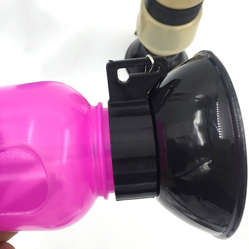 HKM-2267837 Portable Pet Drinking Cup ¨C Lightweight Water Bottle for Outdoor Use, 21.5cm - Ideal for Hydrating Pets on the Go