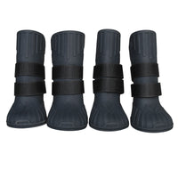 HKM-2268605 Waterproof High-Tube Dog Shoes for Medium and Large Breeds - Silicone with Velcro