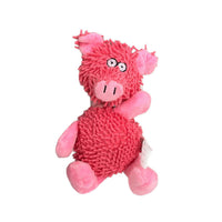 HKM-2271421 Microfiber Standing Duck Plush Toy for Dogs - Bite-Resistant Pet Plaything in Orange, Green, or Pink