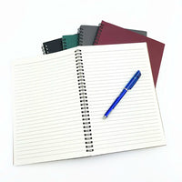 HKM-227155 B5 Kraft Paper Spiral Bound Notebook with 200 Pages