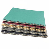 HKM-227155 B5 Kraft Paper Spiral Bound Notebook with 200 Pages
