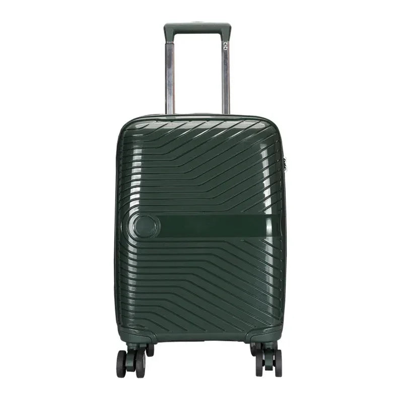 HKM-227411 PP Luggage Set - 3 Waterproof Hard Shell Travel Suitcases in 20'', 24'', and 28'' Sizes