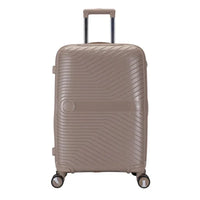 HKM-227411 PP Luggage Set - 3 Waterproof Hard Shell Travel Suitcases in 20'', 24'', and 28'' Sizes