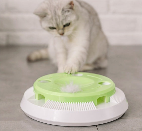 HKM-227475 Electric funny cat tray toy