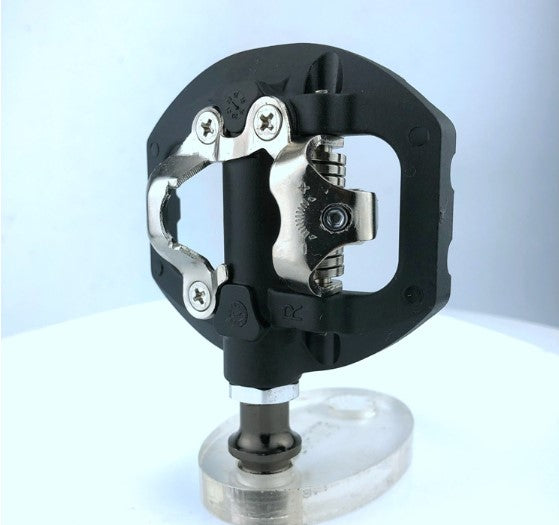 HKM-227539 Mountain Bike Dual-Lock Foot with Lock Plate for Enhanced Security