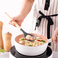 HKM-227731 12-Piece Silicone Kitchen Utensil Set with Storage Bucket - High Temperature Resistant Cooking Tools