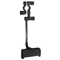 HKM-227731 Rotating Multifunctional Car Phone Holder for Rearview Mirror - Universal ABS Bracket in Black/White