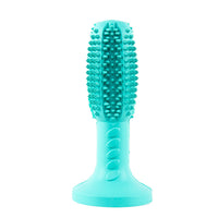 HKM-2278333 Durable Dog Toothbrush and Molar Cleaning Stick with Suction Cup for Tartar Removal and Interactive Play