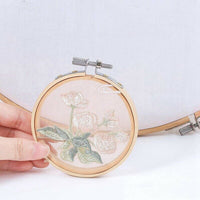 HKM-227859 Bamboo Embroidery Hoop for Cross Stitch and Circle Embroidery, 3 in / 8 cm