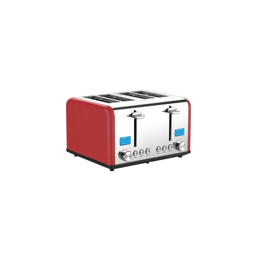 HKM-227923 Digital Touch Screen 4-Slice Electric Bread Toaster with Modern Design for Home Use