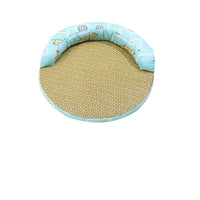 HKM-2281149 Rattan Cat Sofa Pet Bed with Sponge Cushion - Water Park & Camouflage Color Options