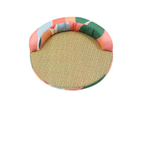 HKM-2281149 Rattan Cat Sofa Pet Bed with Sponge Cushion - Water Park & Camouflage Color Options