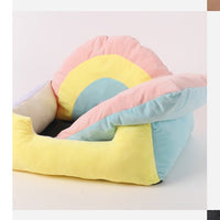 HKM-2281533 Universal Warm Fleece Pet Nest with Detachable Crystal Velvet Cover