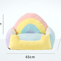 HKM-2281533 Universal Warm Fleece Pet Nest with Detachable Crystal Velvet Cover