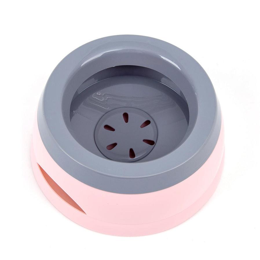 HKM-228179 Anti-Spill Pet Bowl for Car and Home, 15.3 x 18.9 x 8cm, Available in Pink, Army Green, Blue, Gray