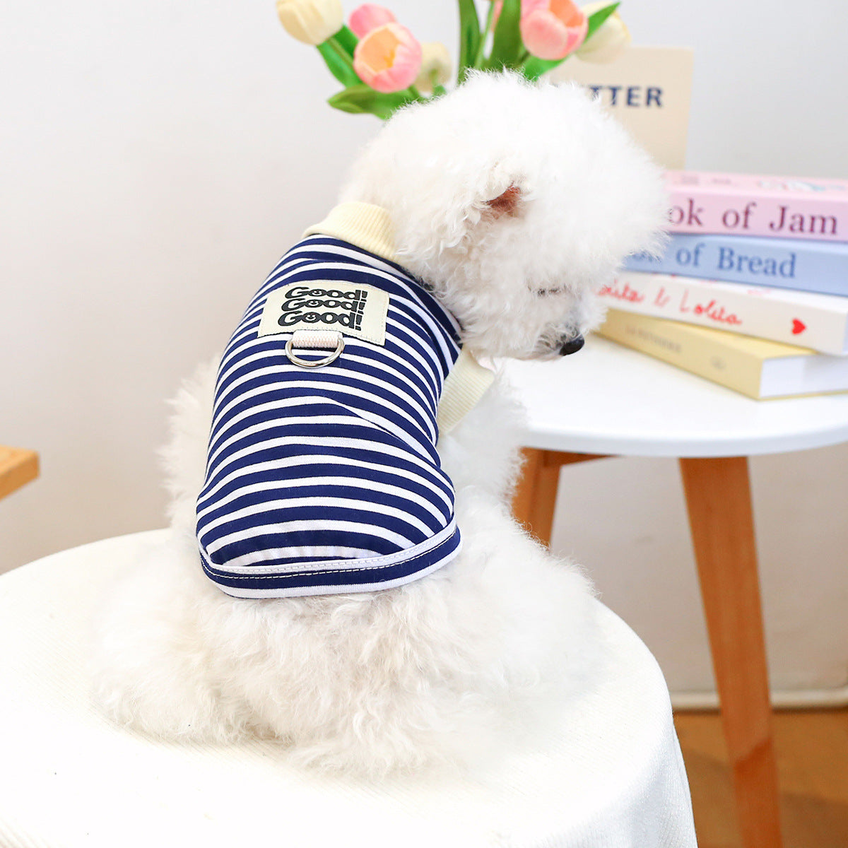 HKM-2281917 Casual Polyester Traction Vest for Dogs - Comfortable Pet Clothing