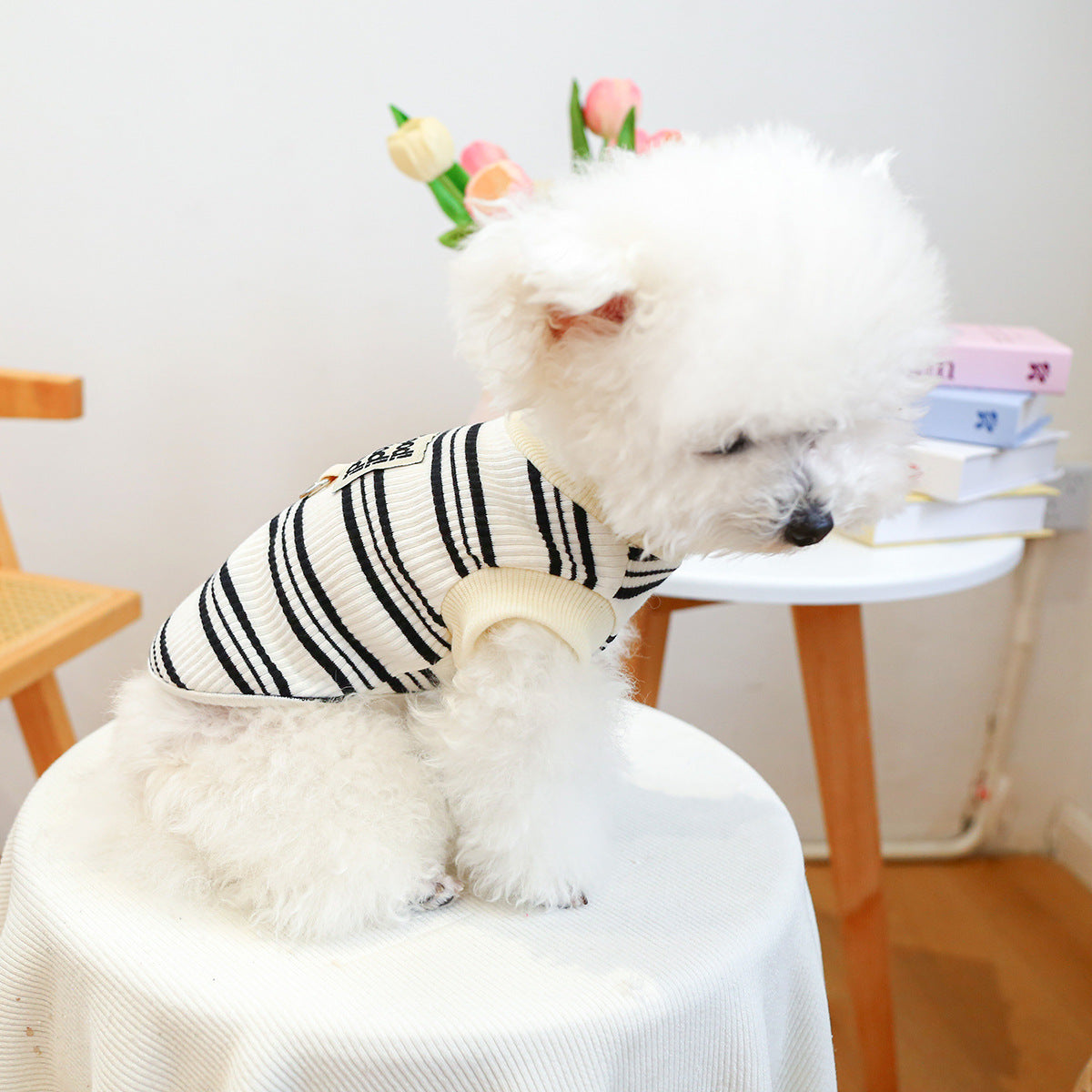 HKM-2281917 Casual Polyester Traction Vest for Dogs - Comfortable Pet Clothing