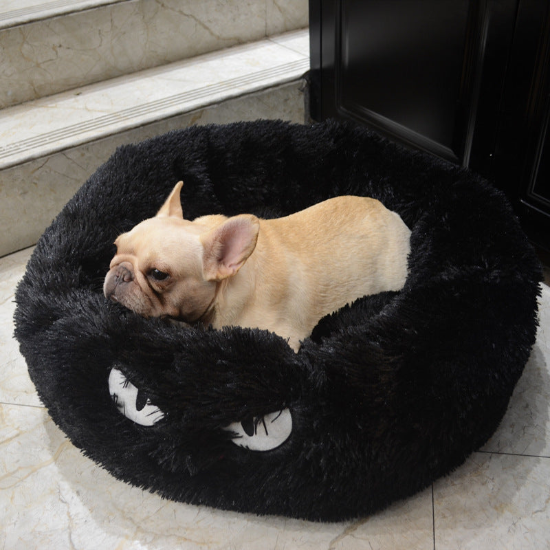 HKM-2283325 Cozy Round Winter Pet Nest for Small, Medium, and Large Pets