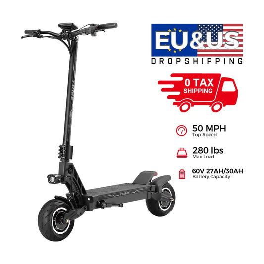 HKM-228371 250W Folding Electric Scooter with 96 km Range, Full Suspension, Bluetooth, and App Control