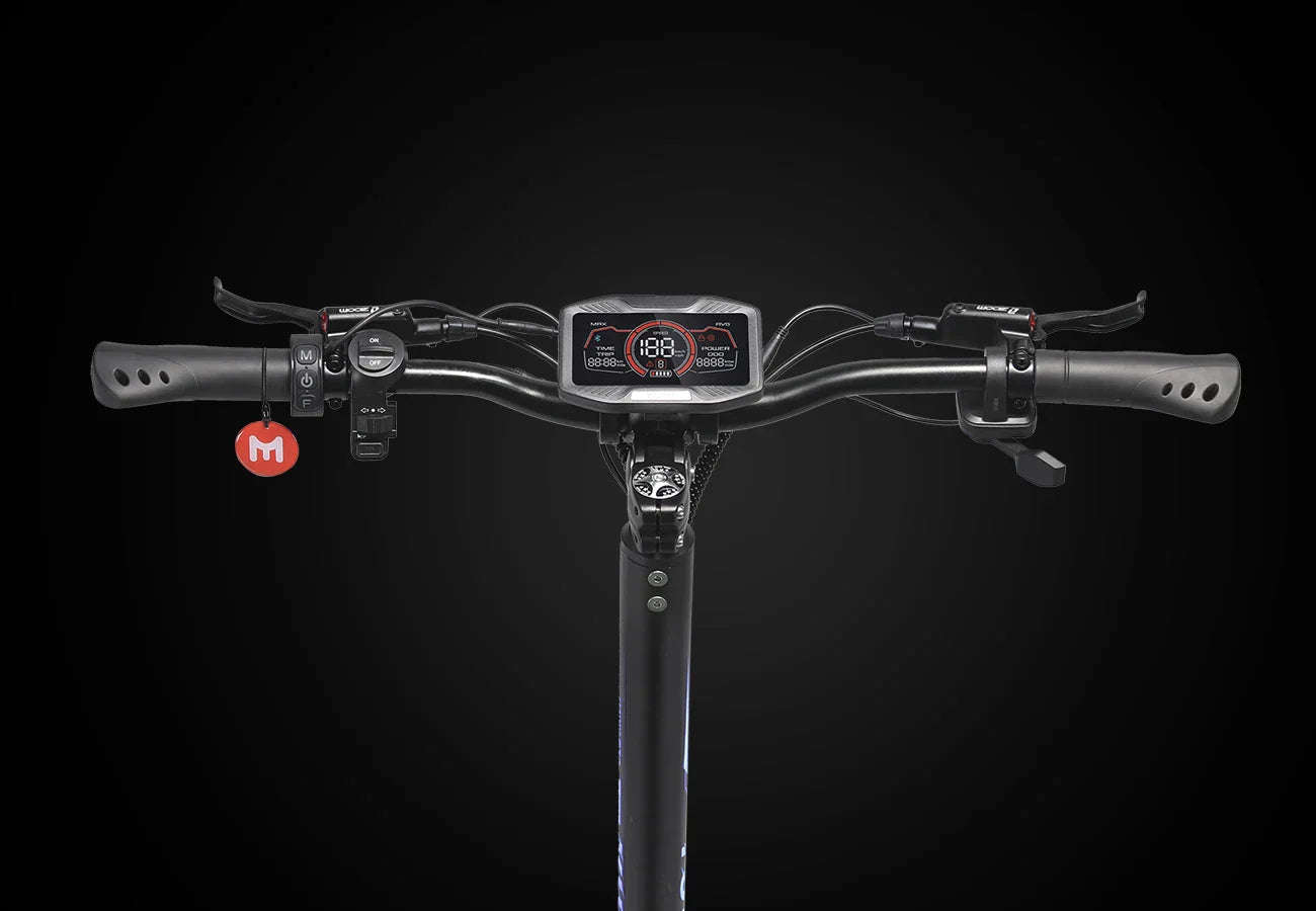 HKM-228371 250W Folding Electric Scooter with 96 km Range, Full Suspension, Bluetooth, and App Control