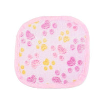 HKM-2285117 Cozy Coral Velvet Pet Blanket in Pink, Light Yellow, Brown, or Purple - 20cm x 20cm