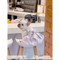 HKM-2285629 Breathable Purple Dog Skirt Pet Sling - Available in Sizes L to 3XL