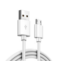 HKM-228563 20cm Fast Charging Data Cable - 4mm Diameter, 2A Current, Black & White Colors
