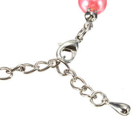 HKM-2285885 Elegant Imitation Pearl Pet Necklace with Alloy Pendant and Rhinestone Accents