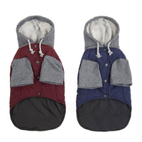 HKM-228755 Two-Color Zipper Dog Clothes | Casual Polyester Design for All Sizes