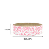 HKM-2289213 Large Round Corrugated Cat Scratcher with Waterproof Membrane and Eco-Friendly Design