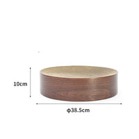 HKM-2289213 Large Round Corrugated Cat Scratcher with Waterproof Membrane and Eco-Friendly Design