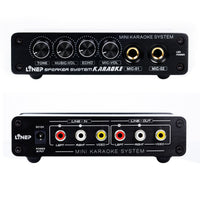 HKM-229011 Compact Karaoke Mixer with Reverb, Echo, and Dual Microphone Inputs for Recording