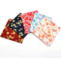 HKM-229011 Handmade Gilded Printed Cotton Patchwork Fabric - Assorted Sizes