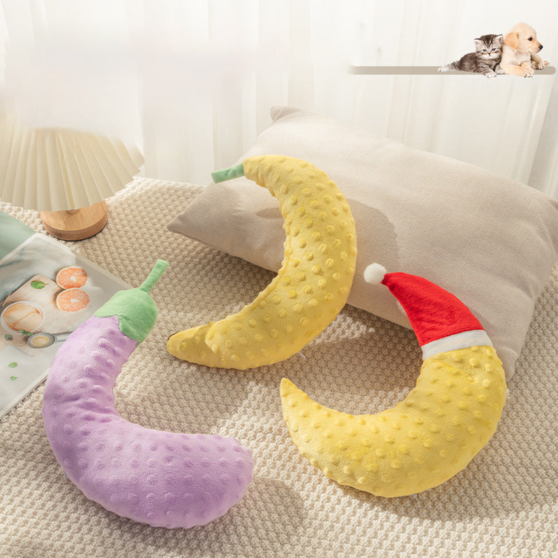 HKM-2290493 Pet U-Shaped Pillow for Cats and Dogs – Washable and Disassemblable, Available in 3 Fun Designs