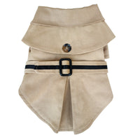 HKM-2291389 Stylish Cotton Cloak Trench Coat for Dogs ¨C Casual British Design