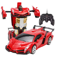 HKM-229139 Transforming RC Car Robot - 1:18 Scale Remote Control Vehicle with One-Click Deformation