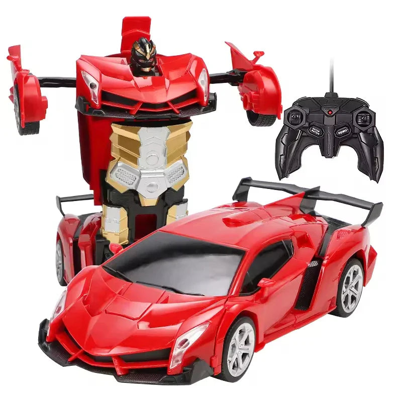 HKM-229139 Transforming RC Car Robot - 1:18 Scale Remote Control Vehicle with One-Click Deformation