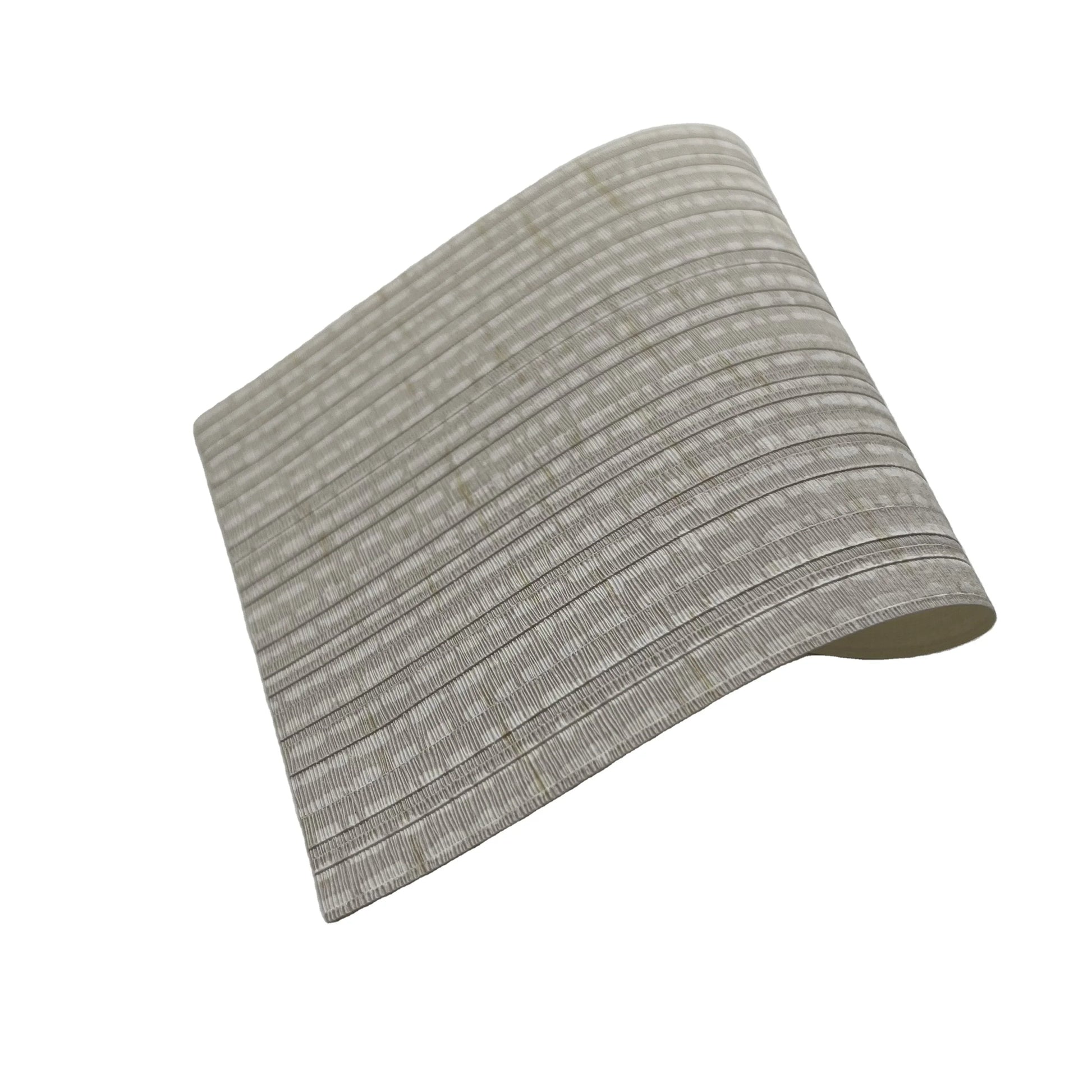 HKM-229203 Modern Gold Textured PVC Vinyl Wallpaper for Bedroom, Fire Resistant Linen Wall Covering